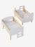 Puppen-Stockbett aus Holz FSC® - weiß/natur - 7
