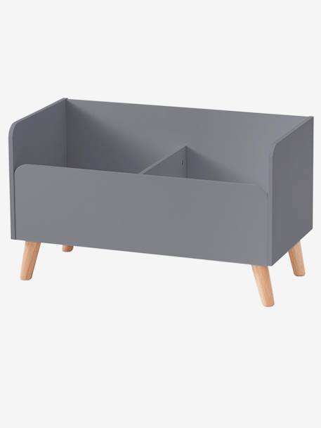 Spieltruhe für Kinder - grau/natur+weiß/natur - 2
