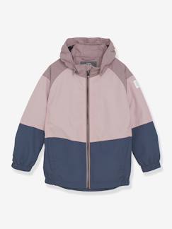 Maedchenkleidung- Jacken & Mäntel-Mädchen Regenjacke mit abnehmbarer Kapuze Color Kids
