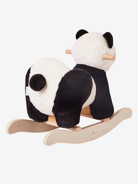 Schaukel-Panda für Babys, ab 12 Monaten, Holz FSC - weiß/schwarz - 3