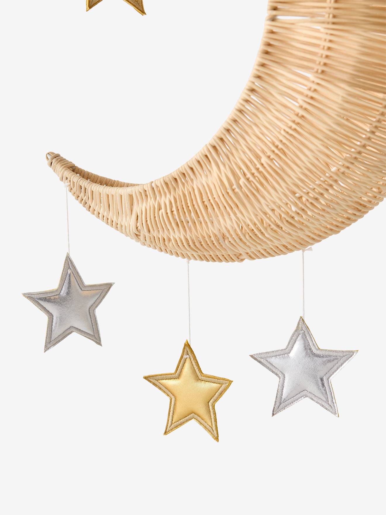 Thumbnail - Kinderzimmer Lampenschirm MOND aus Rattan