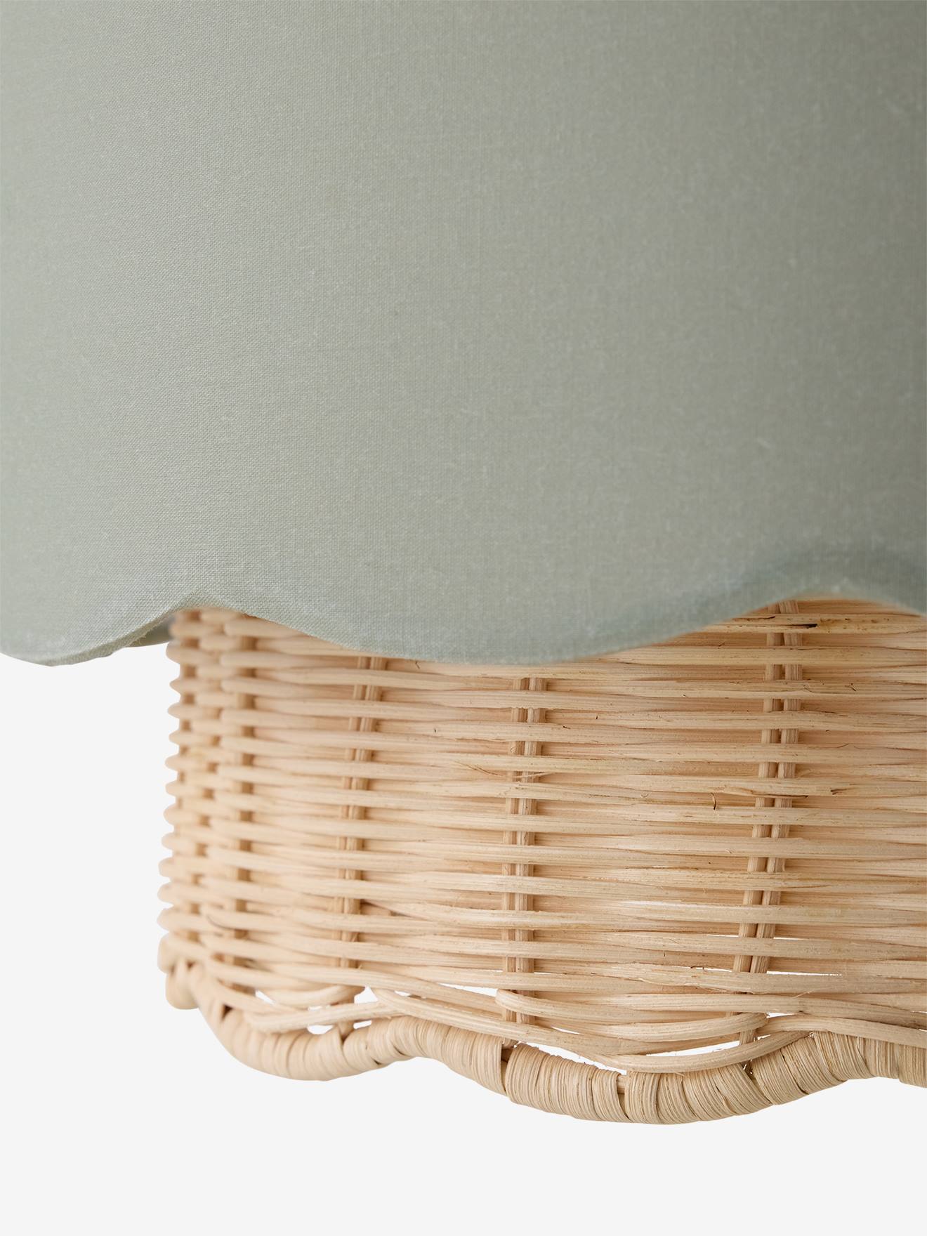 Thumbnail - Kinderzimmer Lampenschirm FESTON mit Rattan salbei