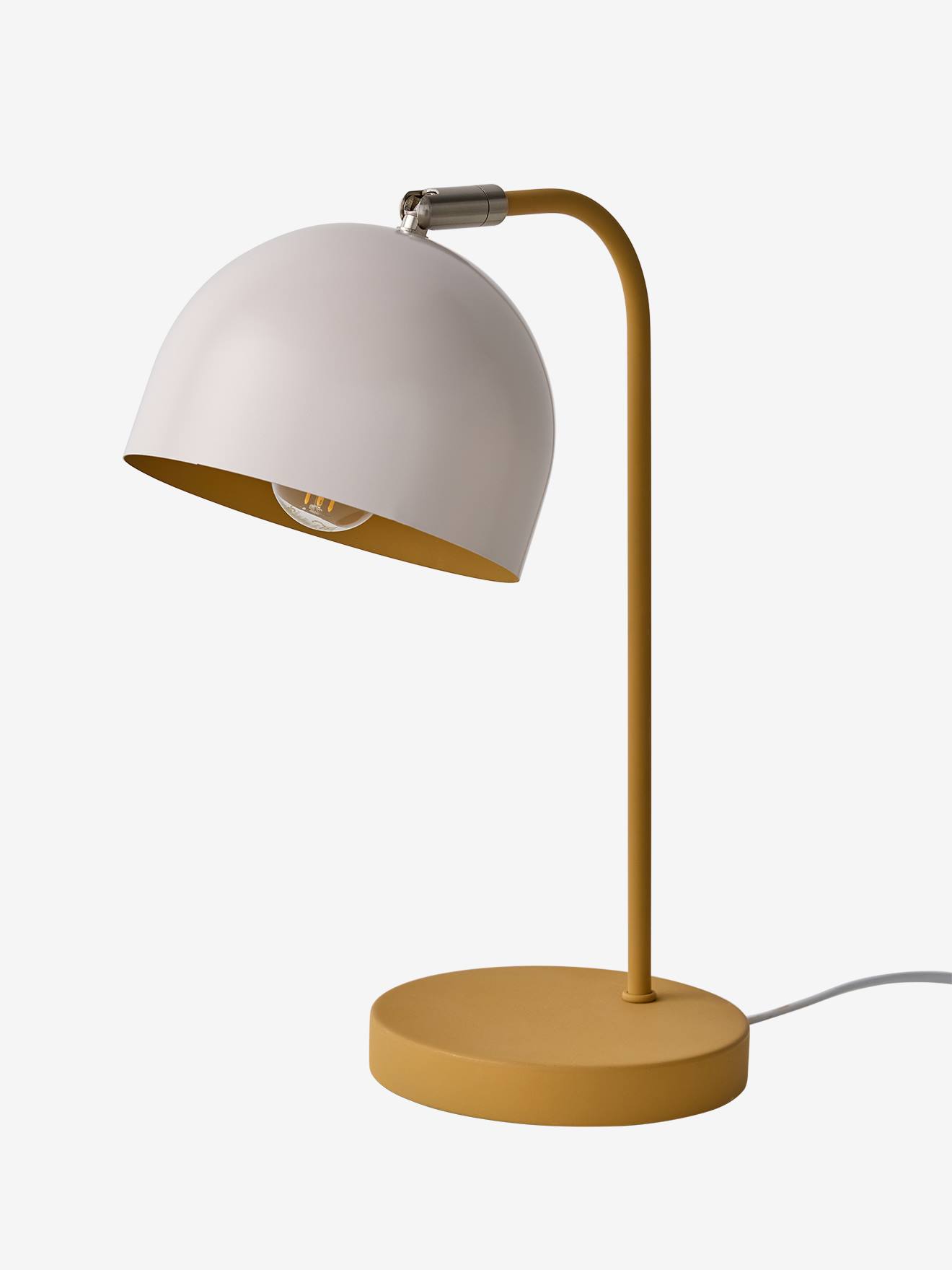 Tischlampe mit Schirm drehbar 360°, Kinderzimmer zimt von vertbaudet