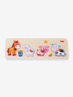 Spielzeug-Baby Greifpuzzle Bauernhof-Tierkinder HABA