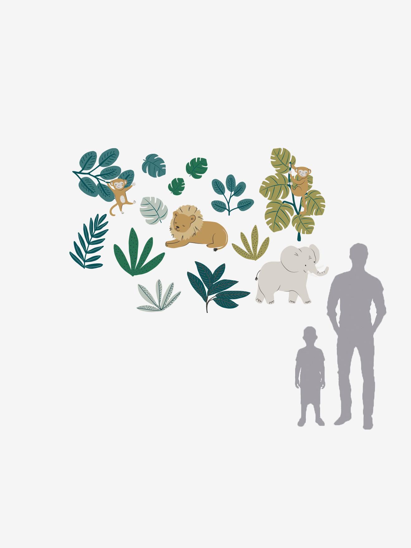 Thumbnail - Kinderzimmer XXL-Wandsticker NEW JUNGLE