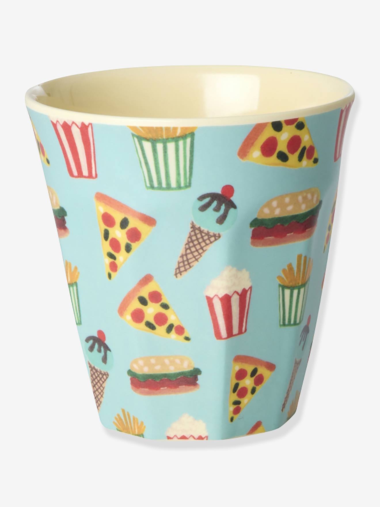 Thumbnail - 6er-Set Kinder Melamin-Becher FUN FAIR MINT 160 ml rice