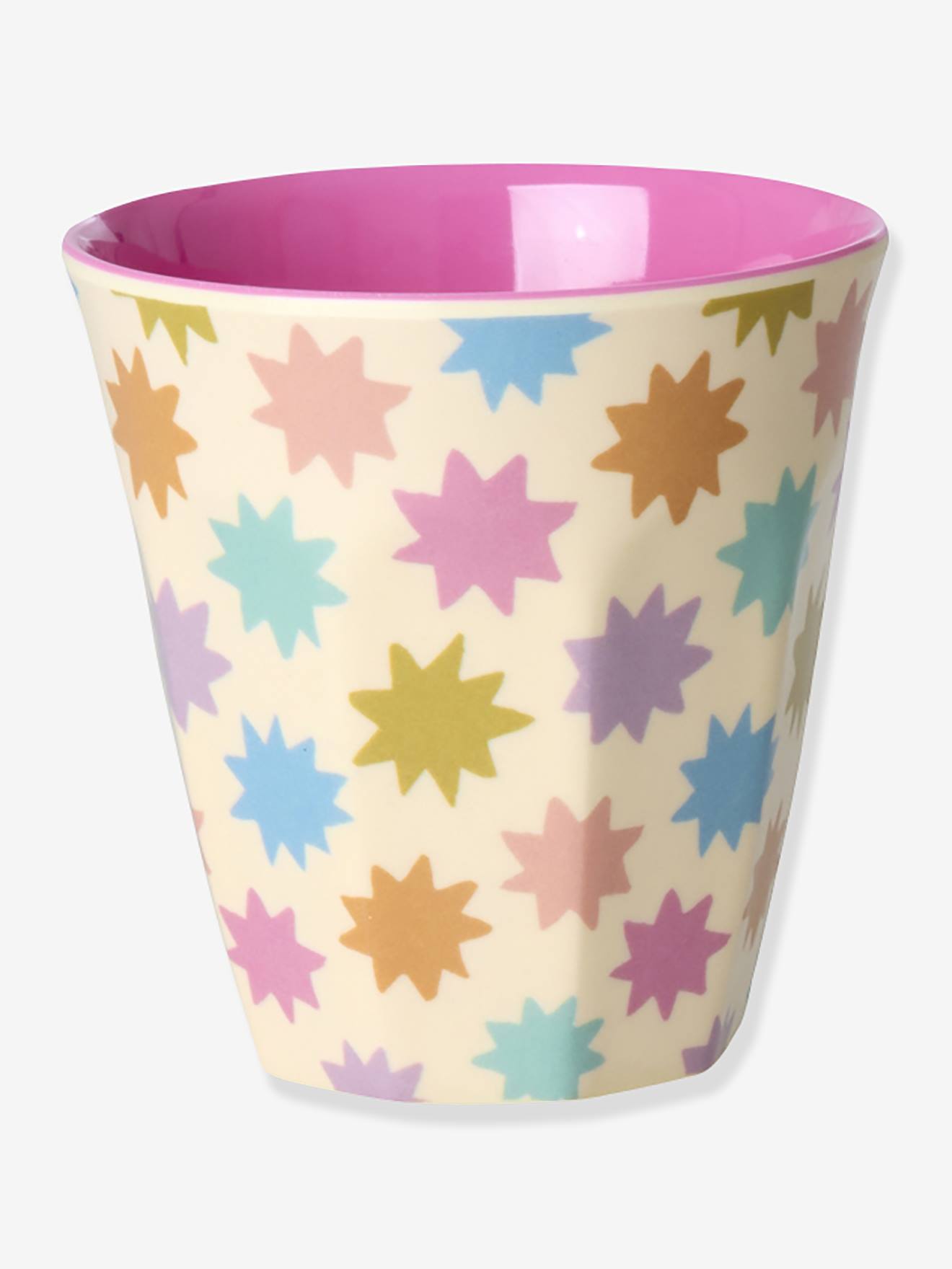 Thumbnail - 6er-Set Kinder Melamin-Becher FUN FAIR PINK 160 ml rice