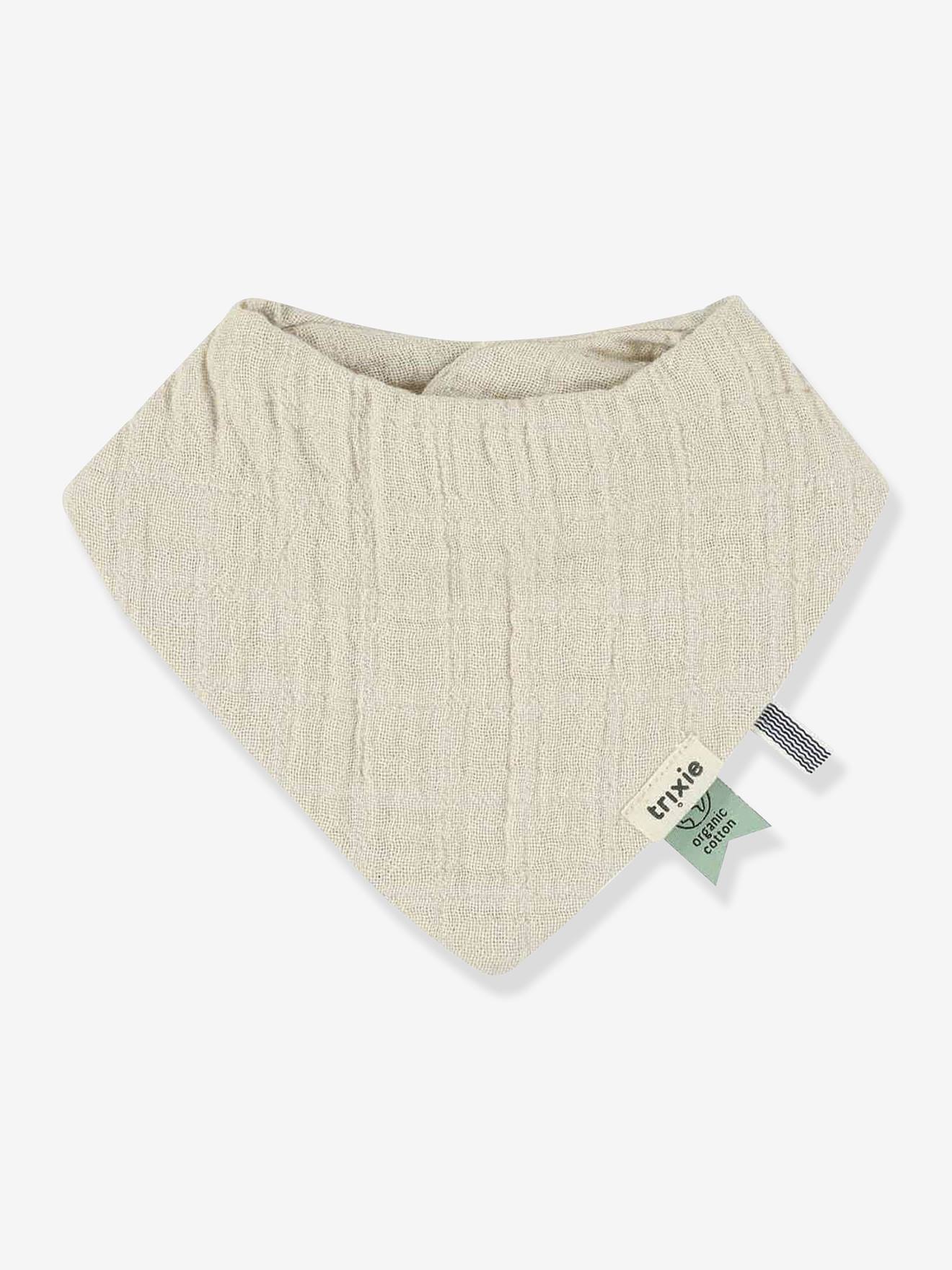 Thumbnail - 3er-Pack Baby Lätzchen Bandana TRIXIE aus Bio-Baumwolle