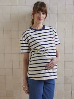 Umstandsmode-Sportmode-Bio-Kollektion: Ringelshirt für die Schwangerschaft