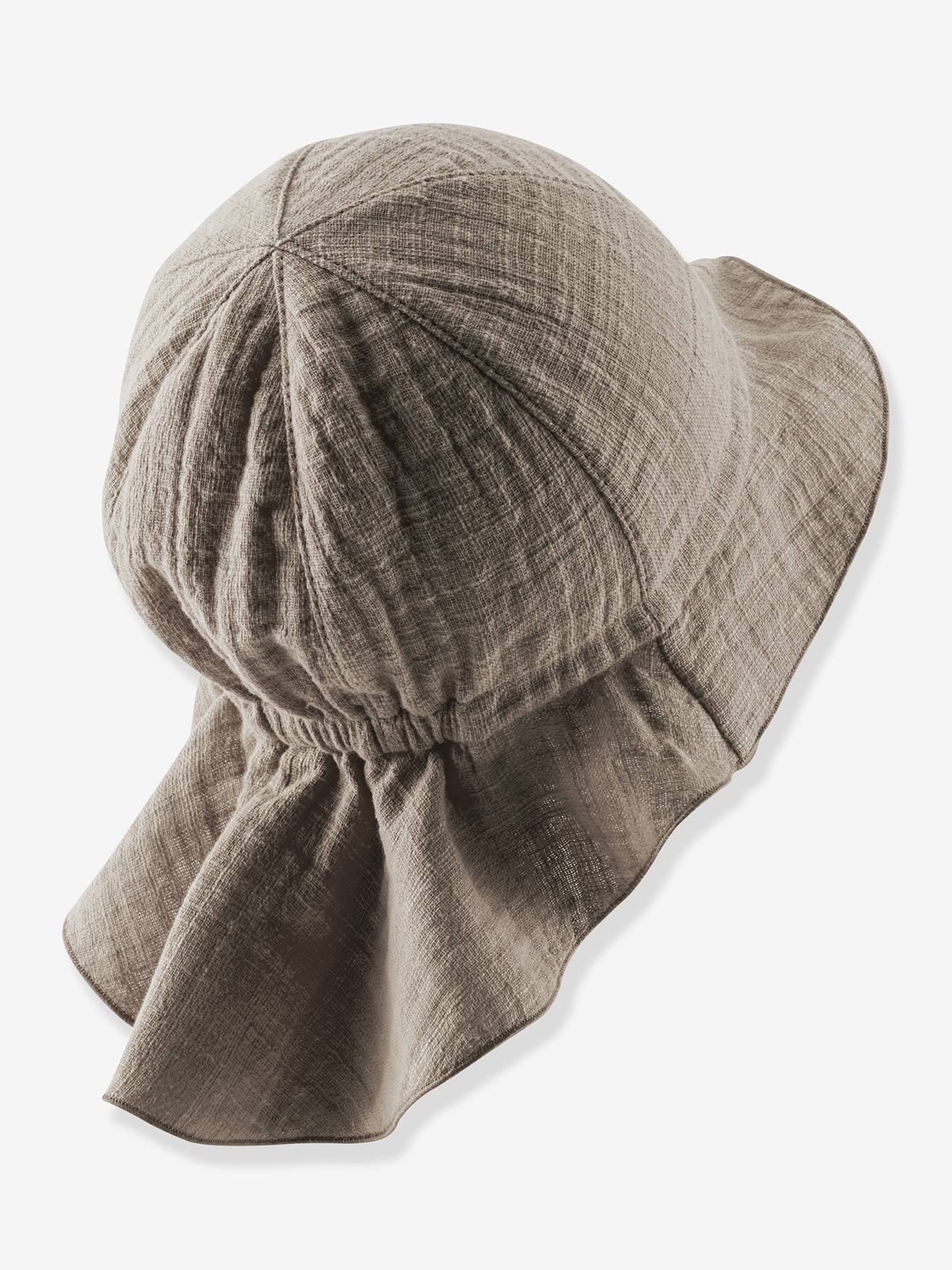 Thumbnail - Kinder Sonnenhut aus Musselin Sterntaler