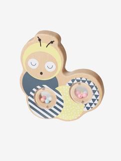 Spielzeug-Raupenrassel aus Holz für Babys