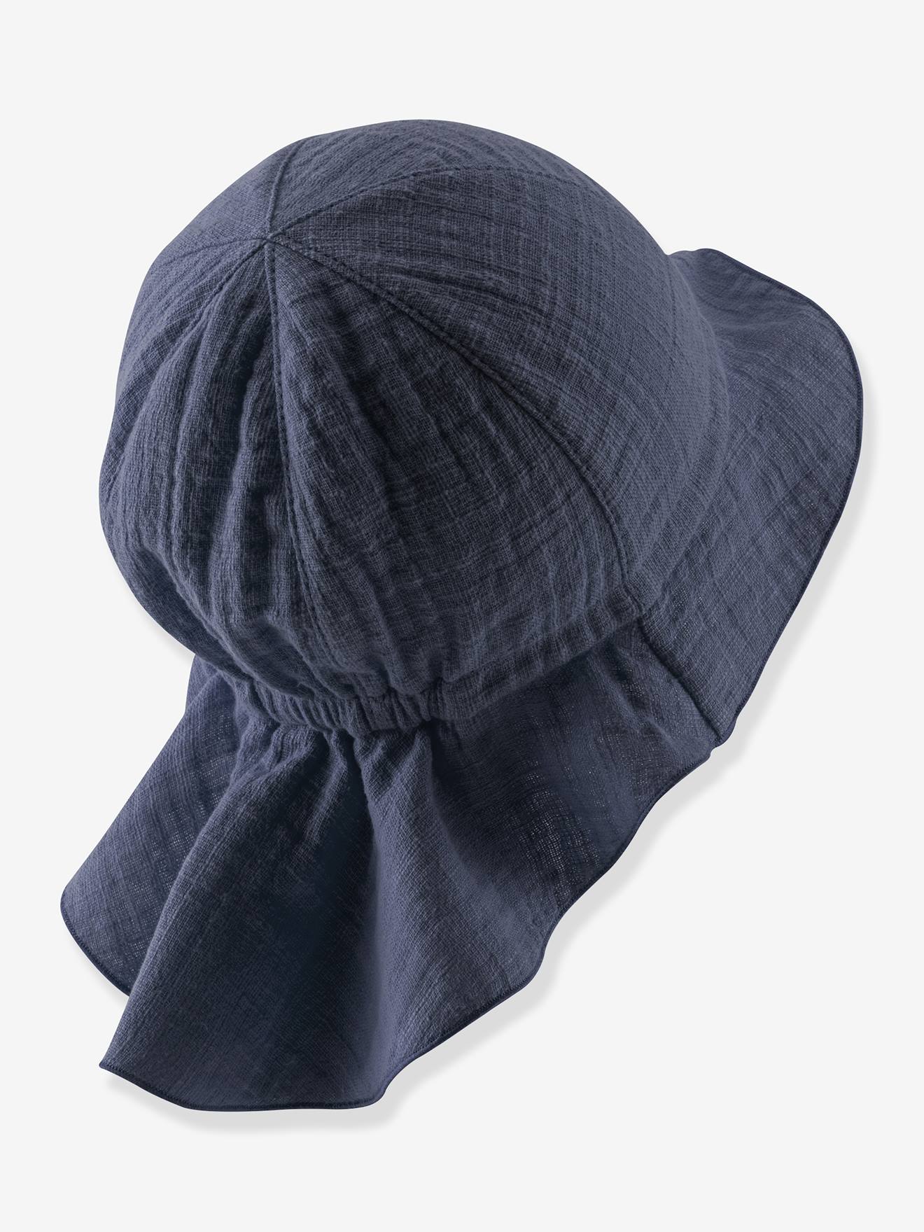 Thumbnail - Kinder Sonnenhut aus Musselin Sterntaler