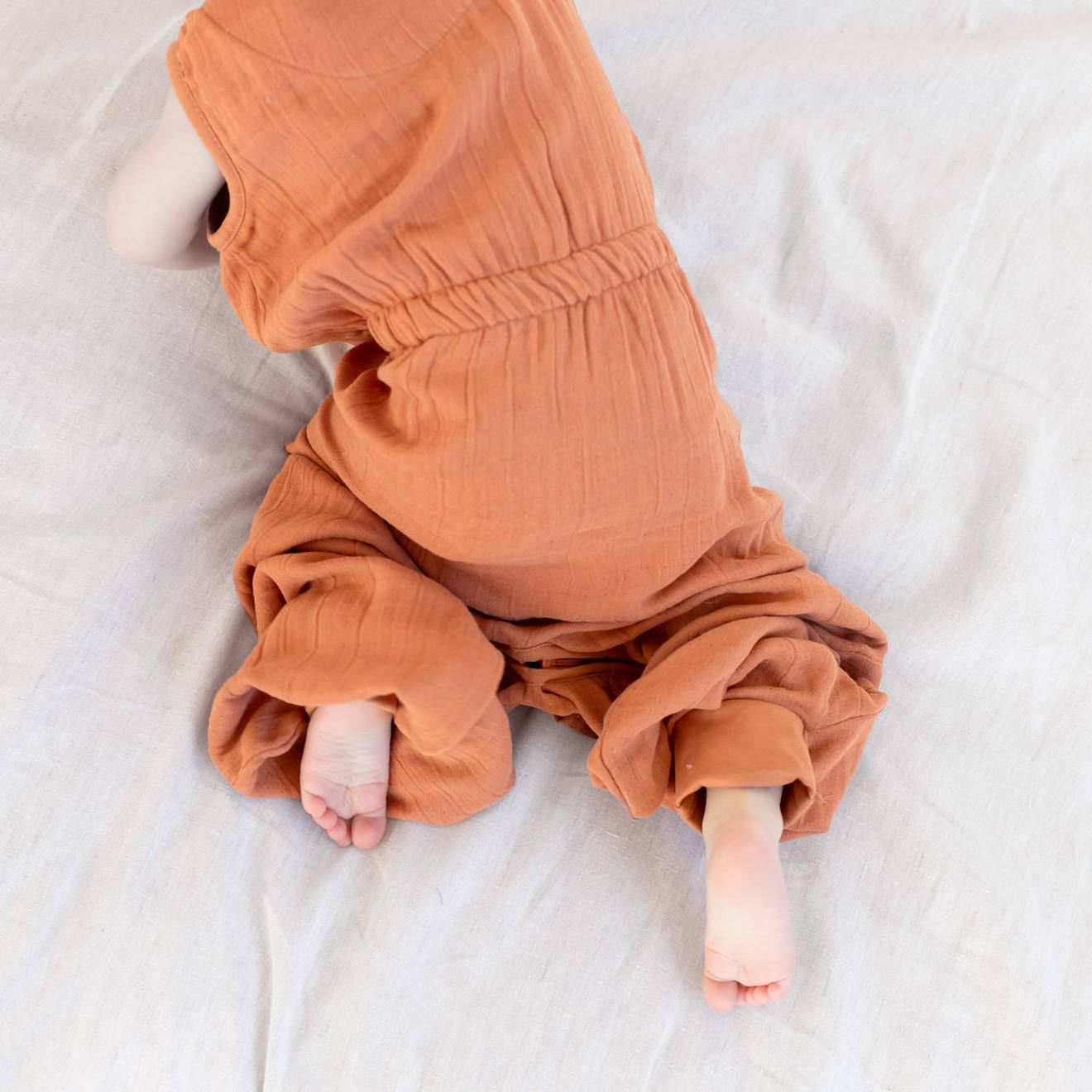 Thumbnail - Schlafsack trennbare Beine Winter  -  TOG 0.5 Swaddle pumpkin