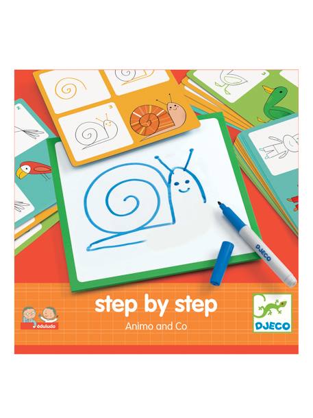 Step by Step Mal-Set „Animals“ DJECO - mehrfarbig - 1