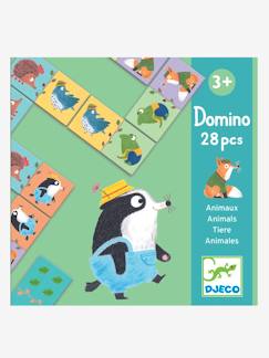 Spielzeug-Gesellschaftsspiele-Memory & Konzentrationsspiele-Kinder Dominospiel „Tiere“ DJECO