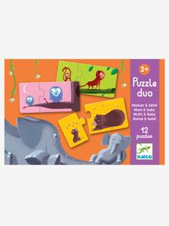 Spielzeug-Pädagogische Spiele-Puzzles-Duo-Puzzle „Mutti & Baby“ DJECO