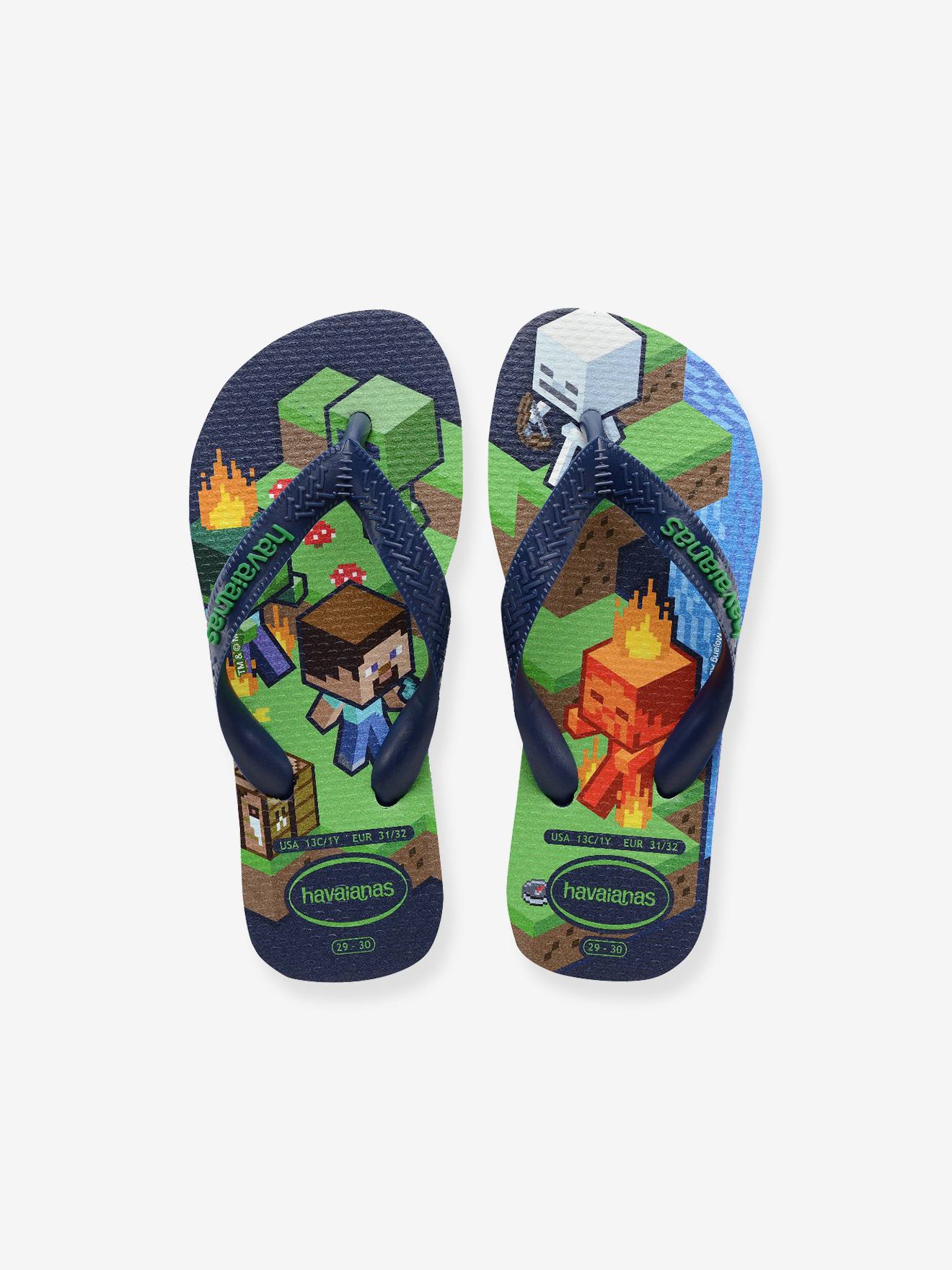 Thumbnail - Zehenpantoletten Kinder Minecraft HAVAIANAS