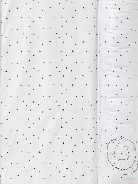 Wickelunterlage aus Schaumgummi - weiß bedruckt - 4