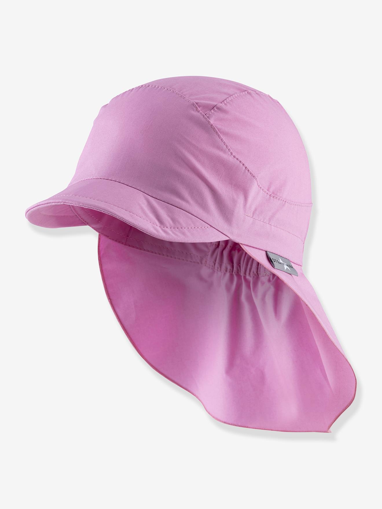 Thumbnail - Kinder Schirmmütze mit Nackenschutz Basic Sterntaler pudrig