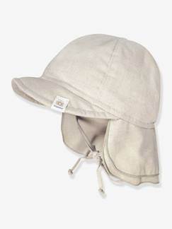 Maedchenkleidung-Gefütterter Baby UV-Sonnenhut mit Nackenschutz maximo