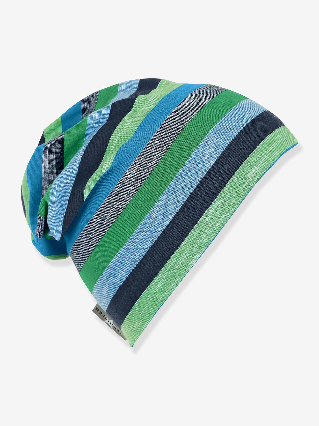 Thumbnail - Jungen Beanie mit Streifen Sterntaler