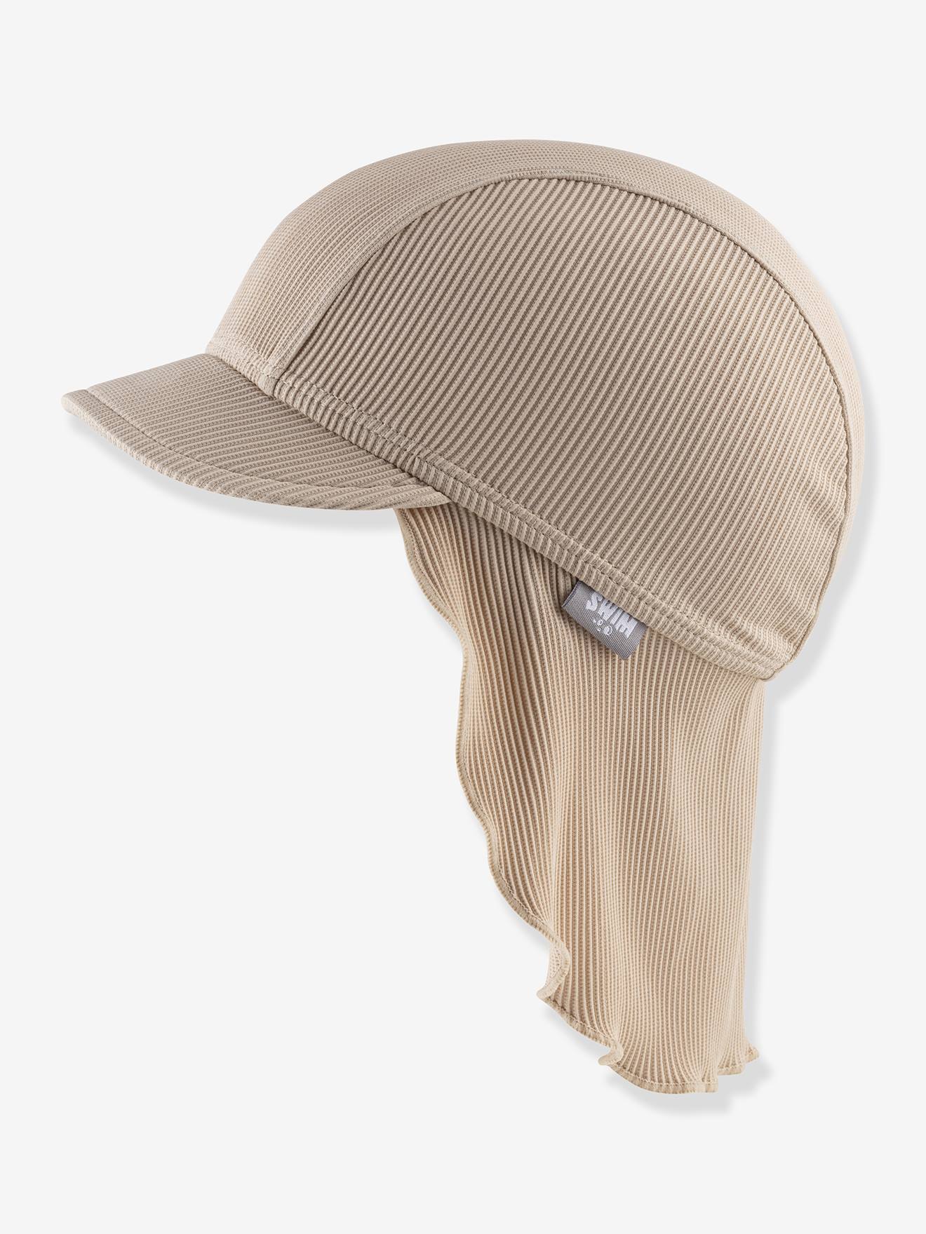 Thumbnail - Kinder Bade-Schirmmütze mit Nackenschutz RIPPE Sterntaler