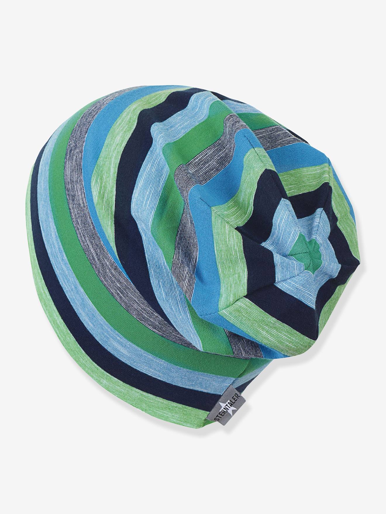 Thumbnail - Jungen Beanie mit Streifen Sterntaler