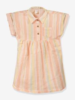 Maedchenkleidung-Kleider-Mädchen Kleid mit Kragen maximo, Bio-Baumwolle