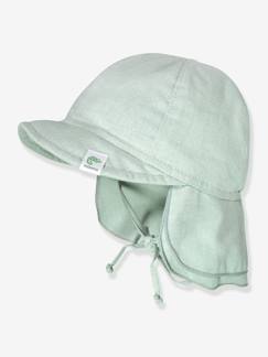 Maedchenkleidung-Gefütterter Baby UV-Sonnenhut mit Nackenschutz maximo