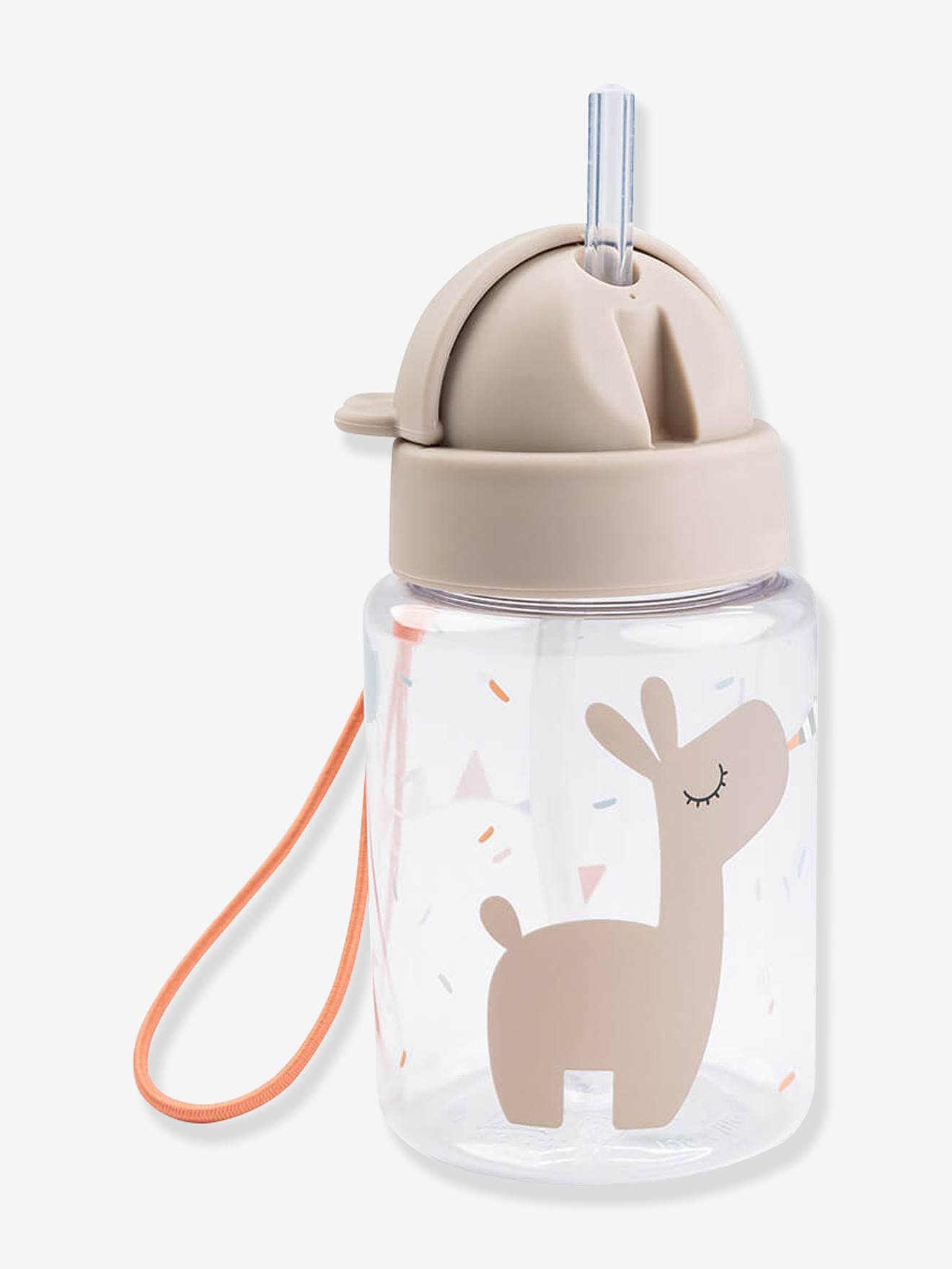 Thumbnail - Trinklernflasche Baby DONE BY DEER Trinkhalm sandfarben