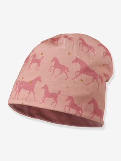 Maedchenkleidung-Mädchen Wende-Beanie HORSES maximo