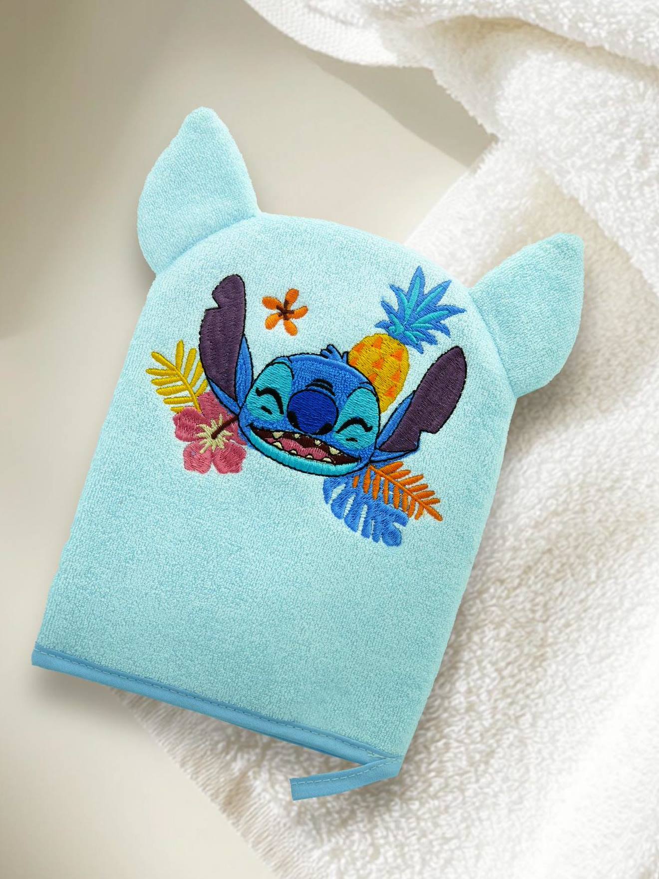 Kinder Waschhandschuh mit Stickerei Disney LILO & STITCH