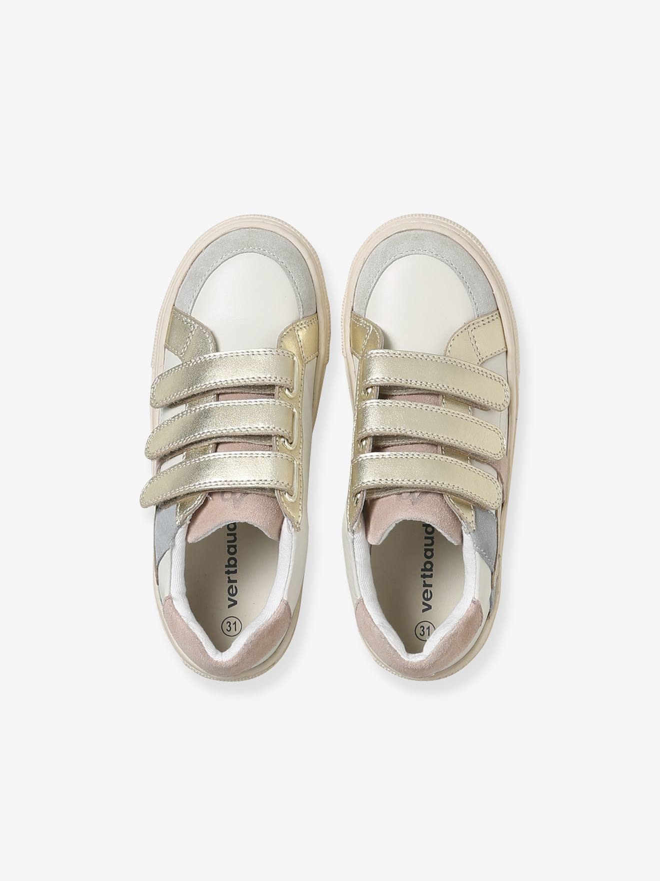 Thumbnail - Kinder Leder-Sneakers mit Klett