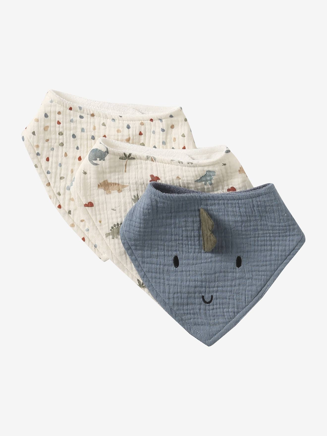 Vertbaudet 3Er-Pack Baby Lätzchen Mehrfarbig Einheitsgröße