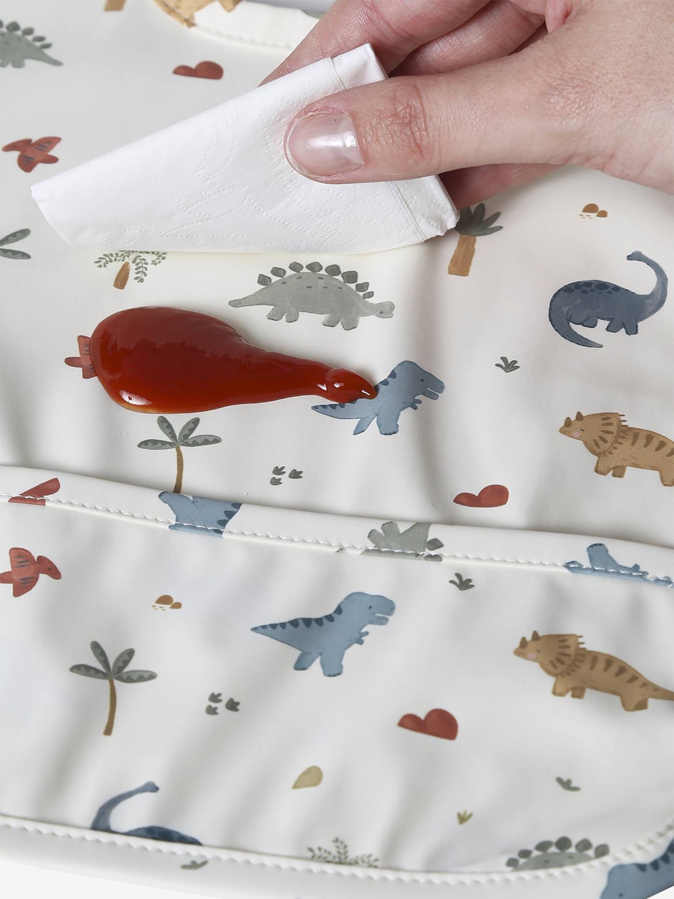 Thumbnail - Baby Lätzchen mit Auffangtasche