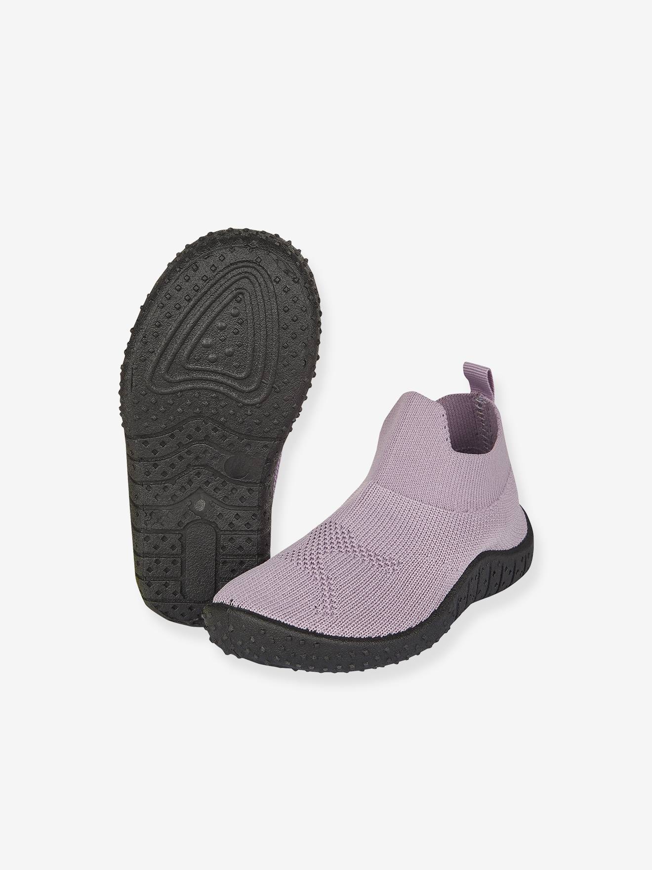 Thumbnail - Mädchen Badeschuhe in Sockenform Sterntaler pulver lila