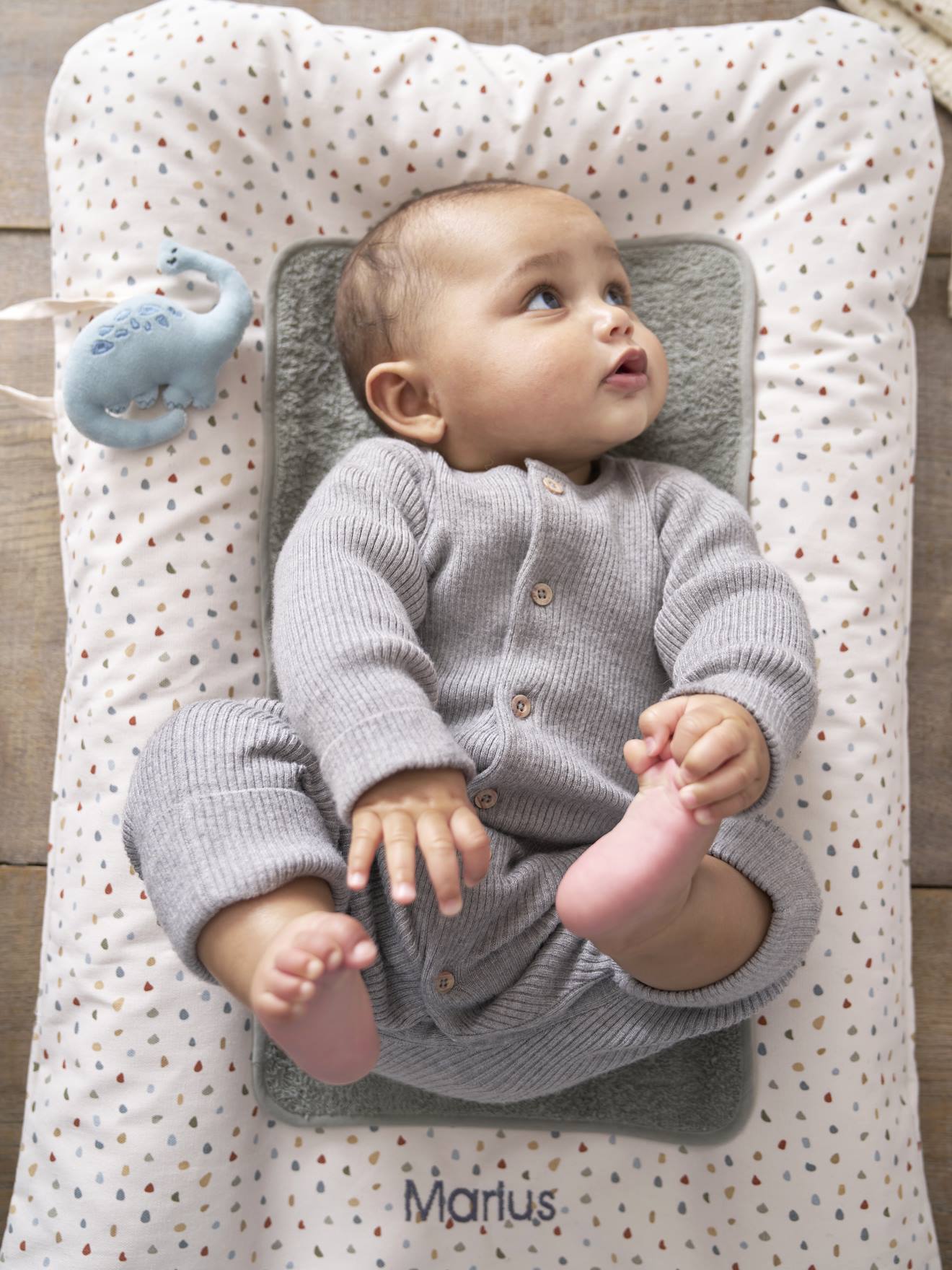 Thumbnail - Baby Wickelauflagen-Set mit 2 Ftee-Unterlagen MINISAURUS