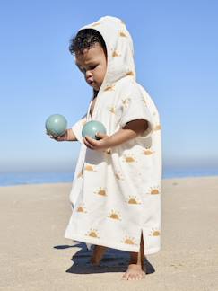 Babymode-Baby Badeponcho mit Recycling-Baumwolle, personalisierbar