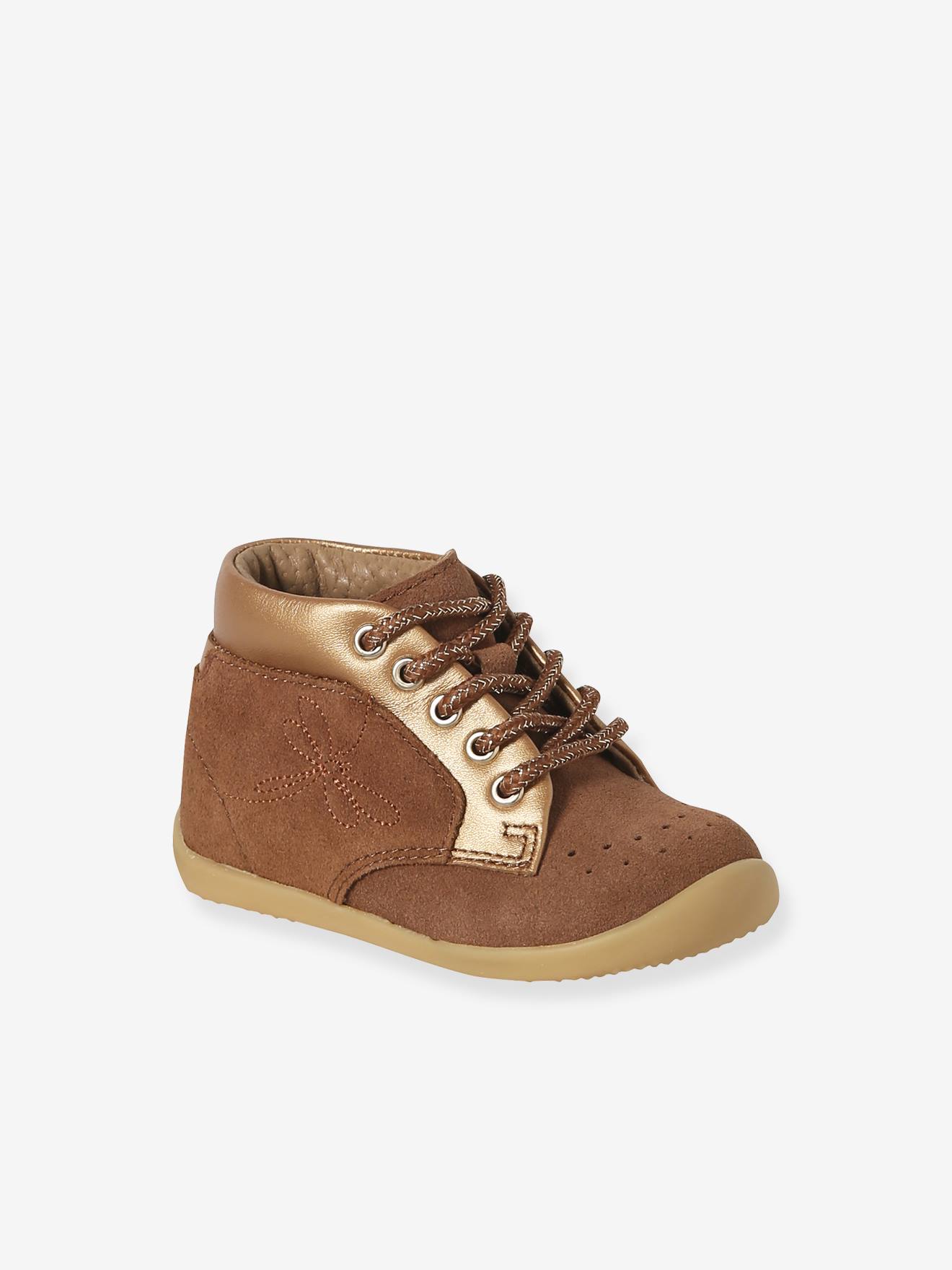 Baby Lauflern-Boots camel