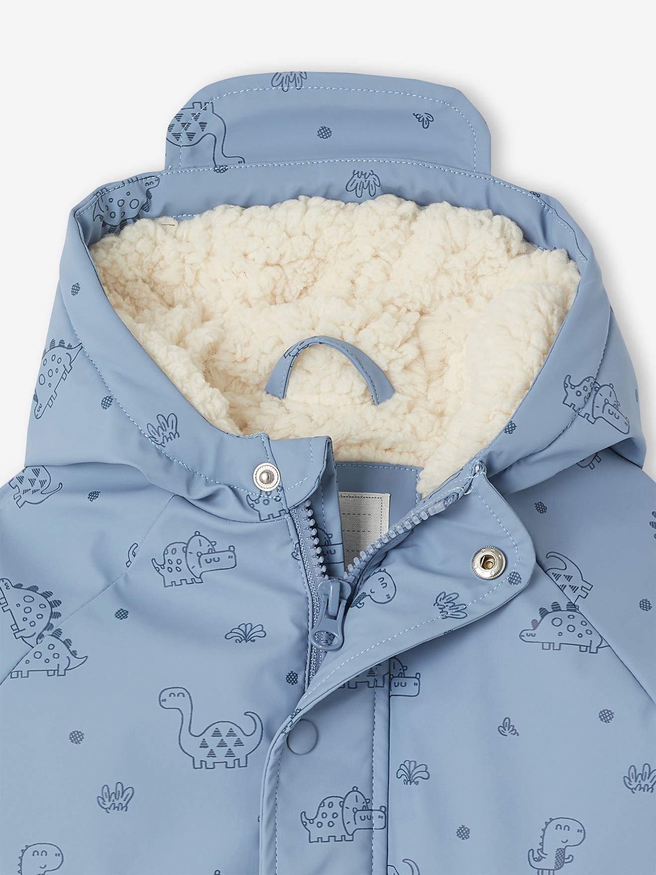 Thumbnail - Baby Regenjacke mit Kapuze und Teddyfleece-Futter