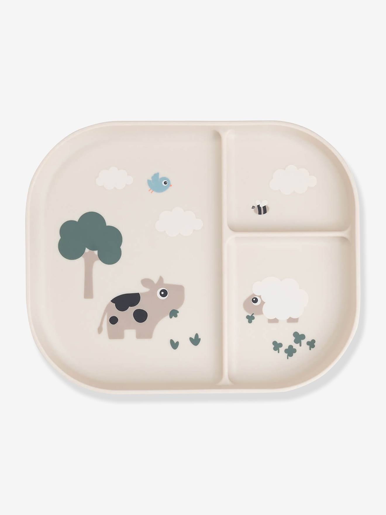 Thumbnail - Esslernteller Baby DONE BY DEER 3 Fächer sandfarben