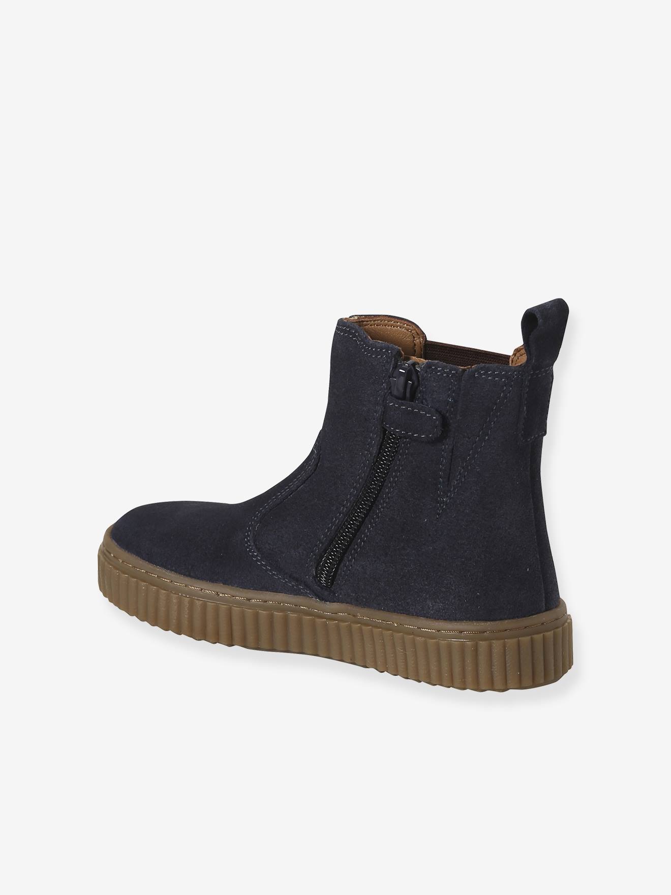 Thumbnail - Kinder Chelsea-Boots aus Leder mit Reißverschluss