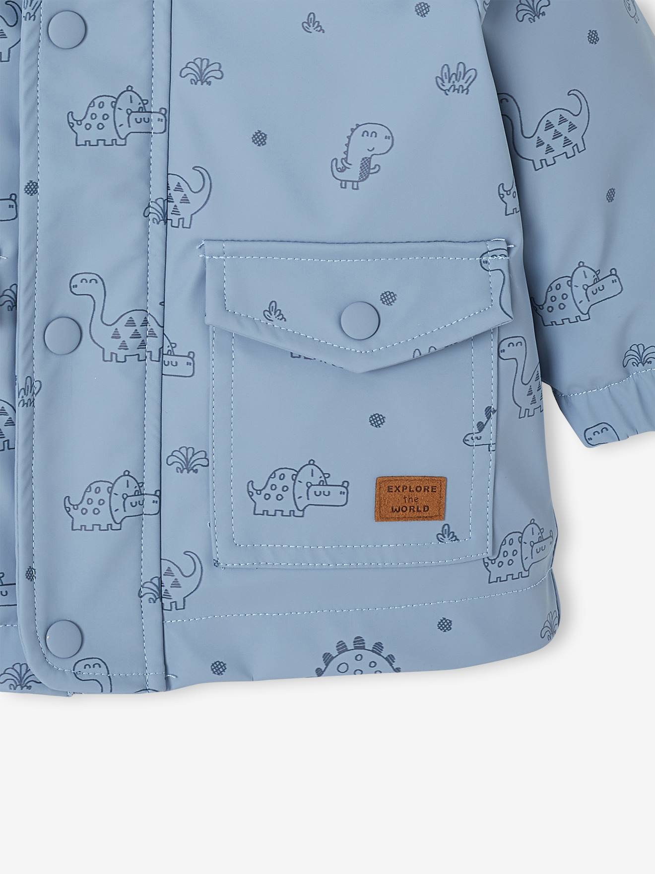 Thumbnail - Baby Regenjacke mit Kapuze und Teddyfleece-Futter