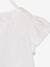Mädchen T-Shirt mit Volantärmeln und Lochstickerei Oeko-Tex - dunkelrosa+fuchsia+hellgrün+koralle+marine+weiß - 23