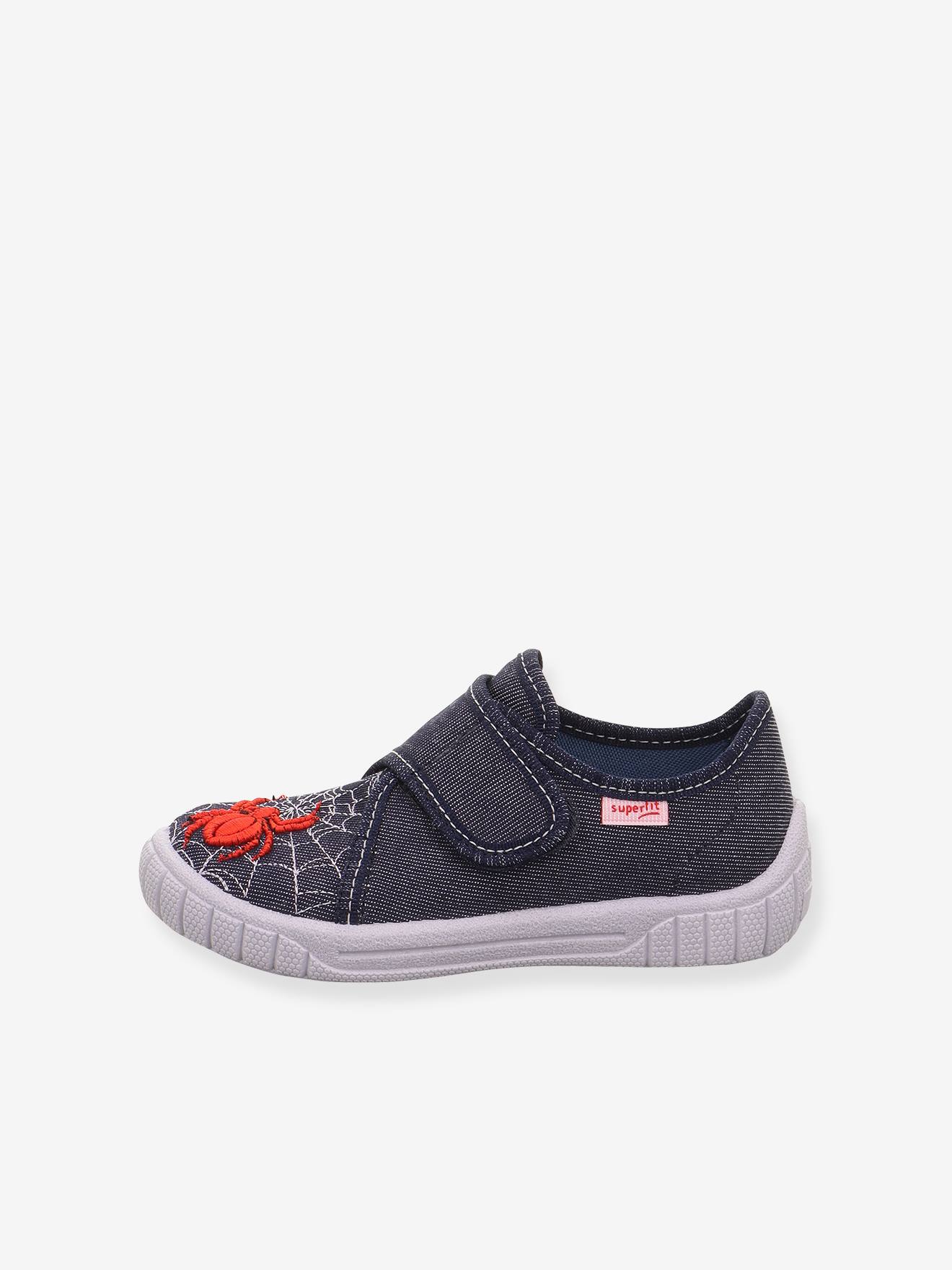 Thumbnail - Jungen Stoff-Hausschuhe BILL mit Spinne Superfit