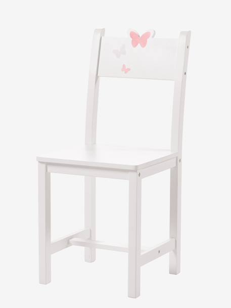 Kinderstuhl „Schmetterlinge“, Sitzhöhe 45 cm - weiß - 1