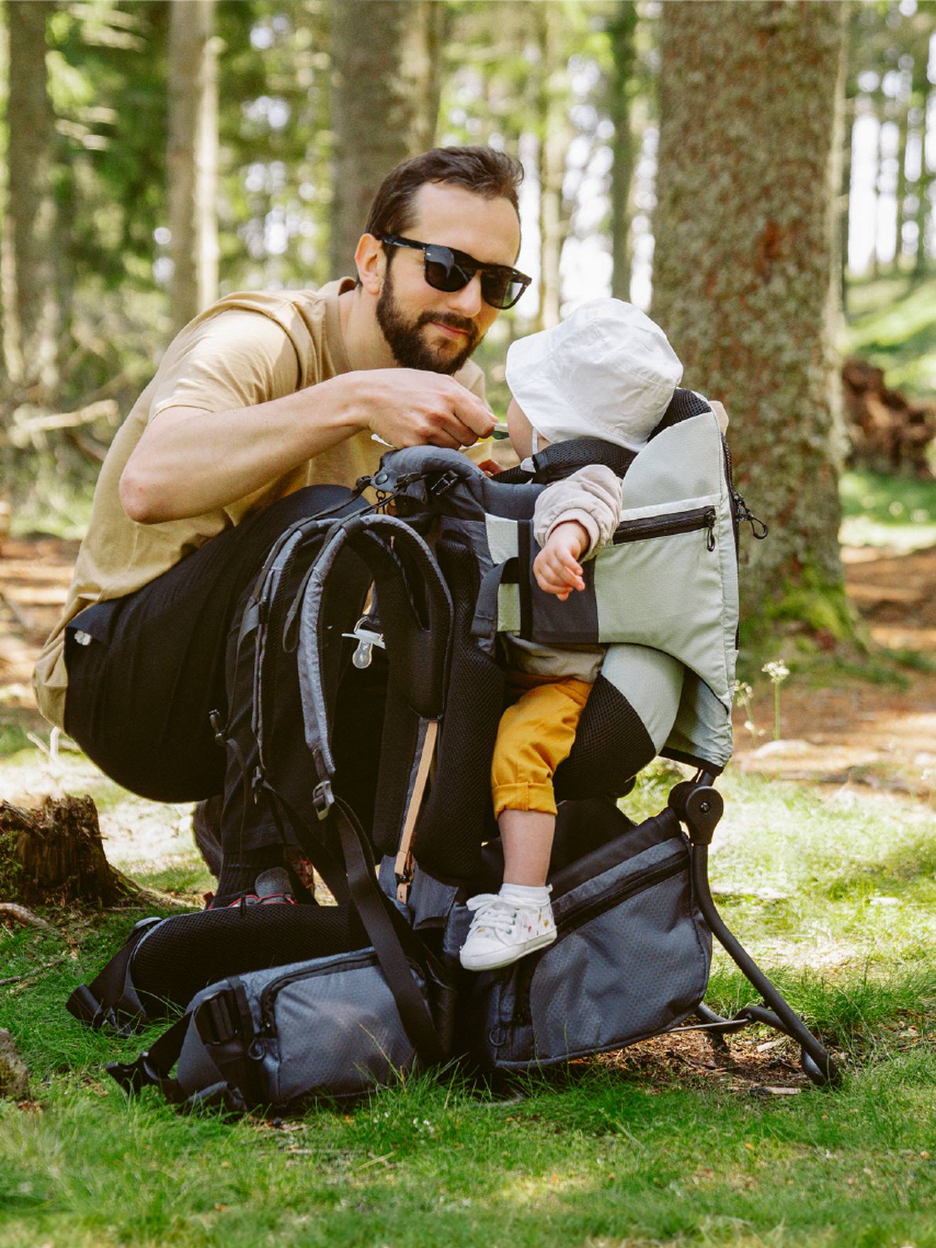 Thumbnail - Wander-Babytrage MOOV & HIKE BABYMOOV mit Recycling-Material