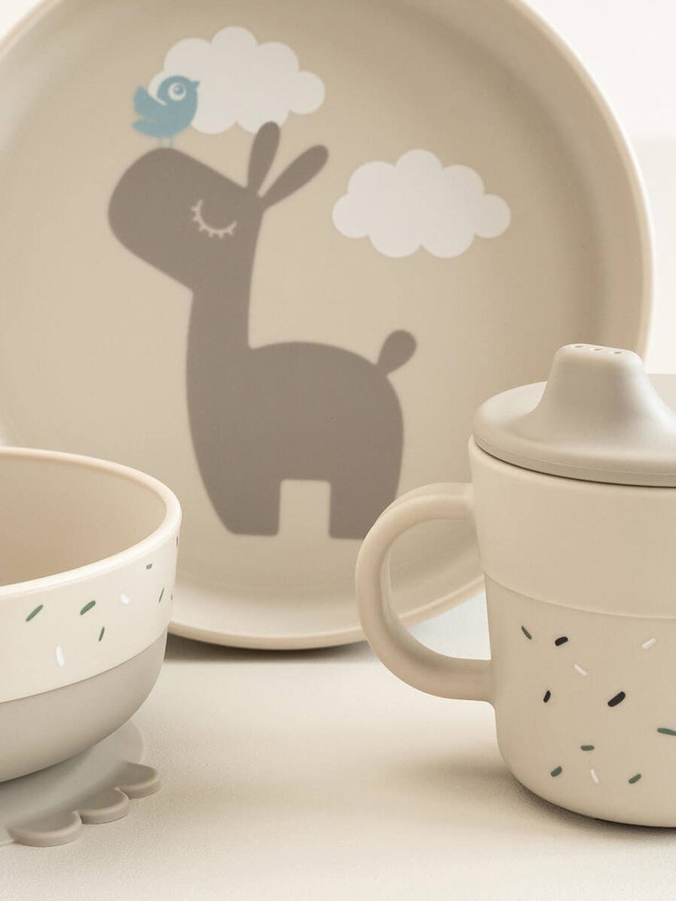 Thumbnail - Esslern-Set Baby Foodie DONE BY DEER sandfarben