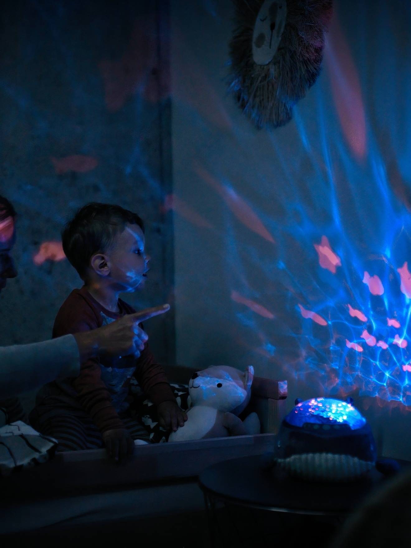 Thumbnail - Kinder Nachtlicht-Projektor mit Wassereffekten Aqua Dream PABOBO