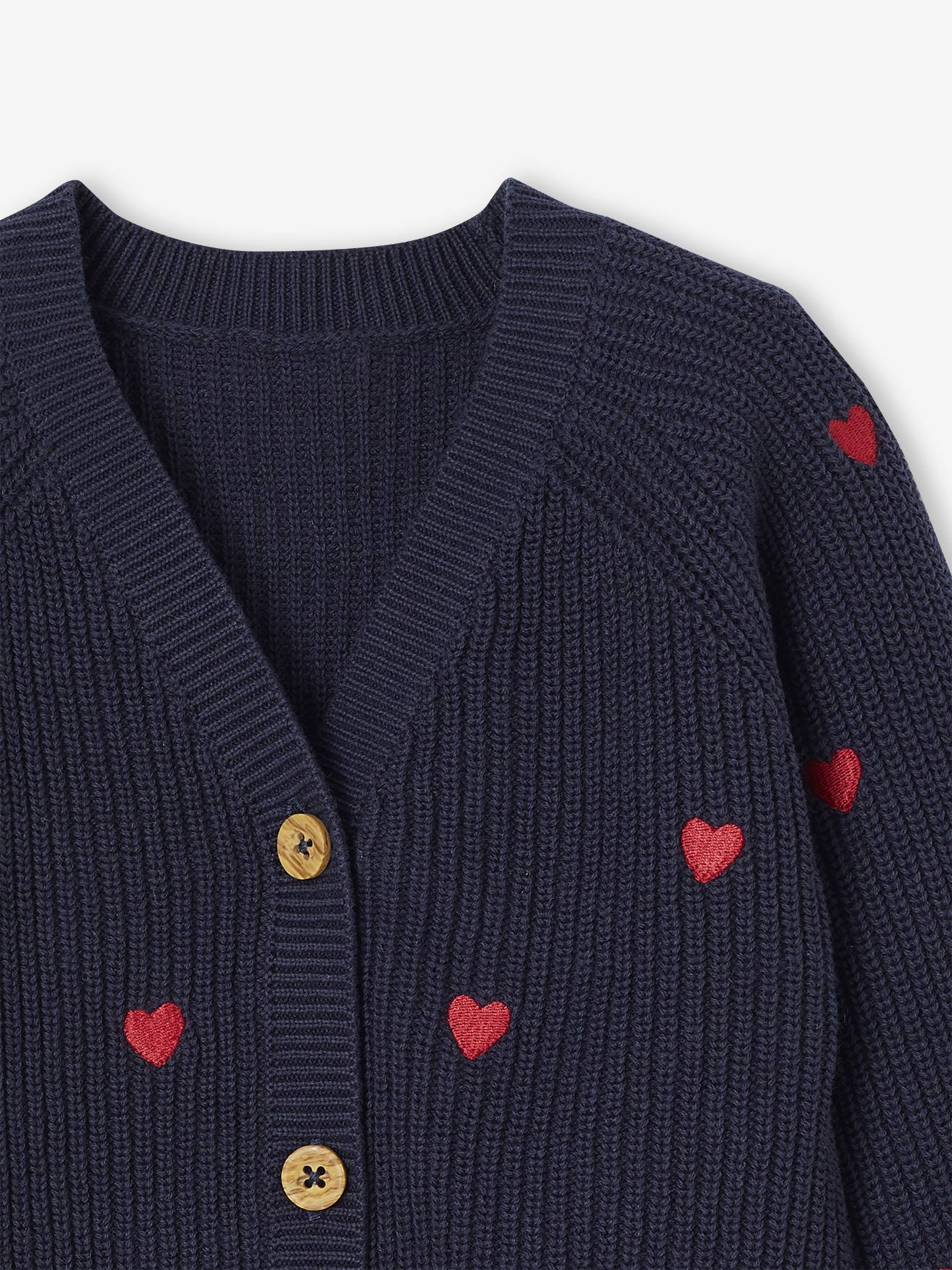 Thumbnail - Mädchen Baby Strickjacke